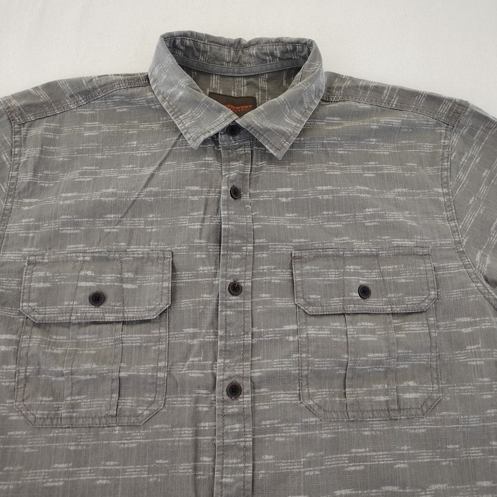 Northwest Territory Gray Button Down Shirt Men's‎ XL - Picture 3 of 9